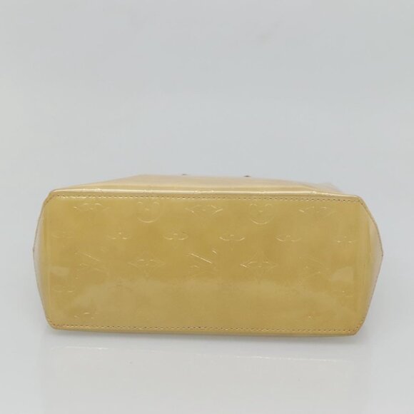 LOUIS VUITTON Monogram Vernis Reade PM Hand Bag Beige M91334 LV Auth 132527 - Picture 6 of 16